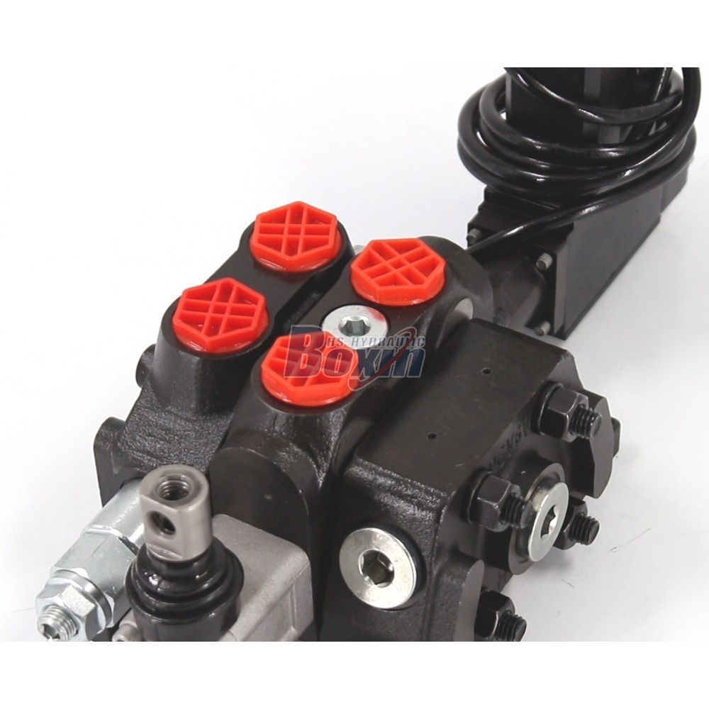 DCV60 Hydraulic Sectional Valve 1 Spool with Electric Motor Operator detail image